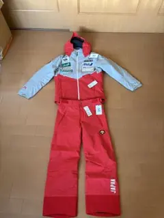 レッド/シルバー スノーボードウェア M4月中で出品取り下げます