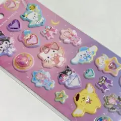 サンリオキャラクター ジュエルマシュマロステッカーズ シール ストーン付き 平成