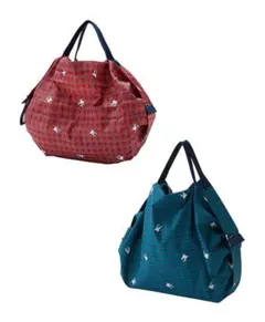 ✨️新品未使用✨️ファミリア　シュパット エコバッグ S（赤）（青）