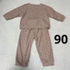 ベビー服　セットアップ　ワッフル生地　90