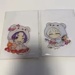 ブルーロック　ファボテリア　フラワーベア　凪誠士郎　御影玲王　アクリルスタンド