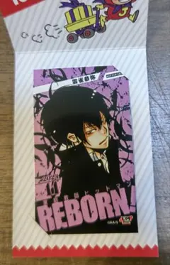 家庭教師ヒットマンREBORN!　ジャンプショップ　ミニブロマイド　雲雀恭弥