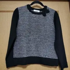 GALLERY VISCONTI リボン付きニット