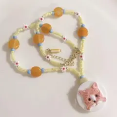 no.188／a'moureve ビーズネックレス　チェコガラス