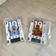 サッカー メッシ ヤマル キーホルダー 2種セット