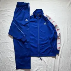 adidas トラックジャケット セットアップ XO ブルー - メルカリ