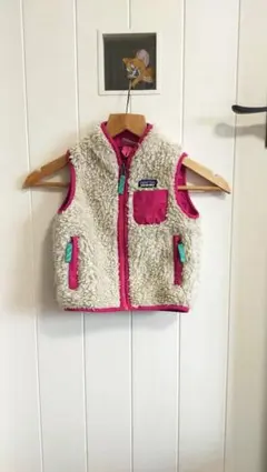 【美品】パタゴニア　Patagonia レトロx ベスト 2T　ピンク　90cm