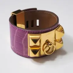 HERMES エルメス クロコ 美品　コリエドシアン