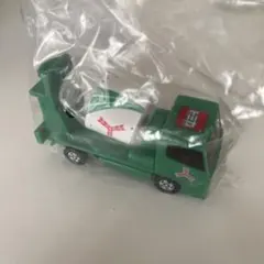 トミカ コンクリートミキサー車 緑色　三ツ矢サイダー　非売品