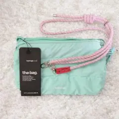 未使用新品　topologie トポロジー ボトルサコッシュ　ラージ　ミント