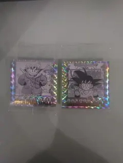 ドラゴンボール40周年記念シールウエハース　5巻、10巻、33巻、37巻