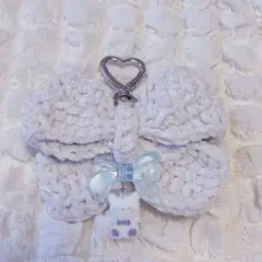 リボンチャーム ねこ ハンドメイド 編み物 プリンセスモール