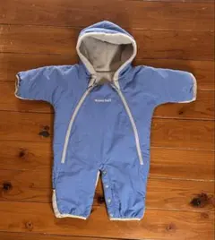 モンベル フード付きリバーシブル ベビーシェルブランケット50-70 ロンパース