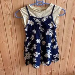 après les cours 花柄ワンピース 110サイズ