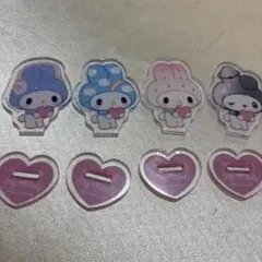 マイメロディ アクリルスタンド 4個セット