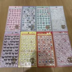【国内正規品】ボンボンドロップシールミニ　サンリオ　8枚セット