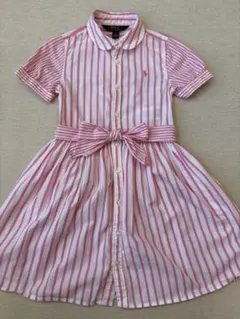Polo Ralph Lauren 半袖ストライプワンピース