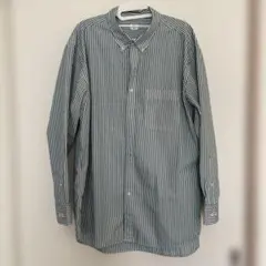 UNIQLO ストライプ柄 長袖シャツ XXL