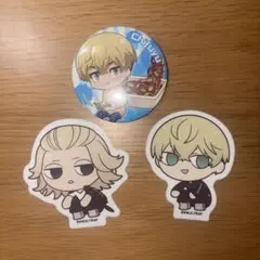 東京リベンジャーズ缶バッジ ステッカー 3点セット