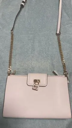 マイケルコース　チェーンウォレット　ショルダーバッグ　ホワイト