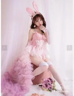 【Lサイズ】10th Bunny 10周年 バニー ピンクのサムネイル