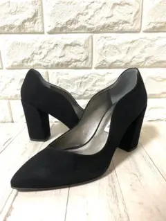 ダイアナ ポインテッドトゥ パンプス ハイヒール U17278 黒 22cm