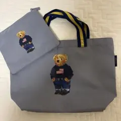 ラルフローレン　ポロベア トートバッグ ポーチ付き
