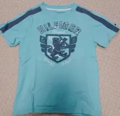 TOMMY HILFIGER 水色 Tシャツ XS (4-5歳)