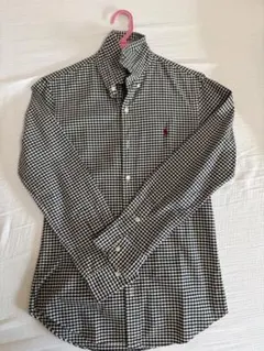 ラルフローレン ギンガムチェックBDシャツ S