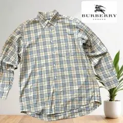 【美品】Burberry バーバリー　ノバチェック　メンズ　シャツ　Lのサムネイル