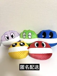 全5種コンプリート　 pop'n music ポップ君 ぬいぐるみパスケース