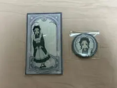 鬼滅の刃　Q-POT.　胡蝶しのぶ　アクリルマスコット＆缶バッジ　２点セット
