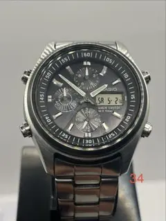 CASIO カシオ WVQ-500 電波ソーラー 人気メタルバンド 稼働品 美品