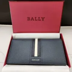 最終価格　BALLY ネイビー 長財布のサムネイル