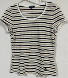 BURBERRY LONDON 半袖　ボーダー　Tシャツ ホースロゴ