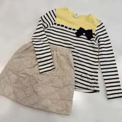 KUMIKYOKU 長袖カットソー ユニクロ　スカート130