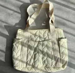 キルティングトートバッグ