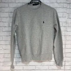POLO RALPH LAUREN 裏起毛スウェット XS グレー トレーナー