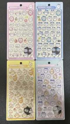 ちいかわ ボンボンドロップシール4種セット