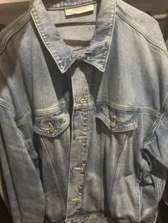 ESSENTIALS ライトブルー オーバーサイズデニムジャケット