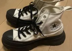 コンバース オールスター 厚底スニーカー ホワイト/ブラック