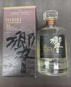 サントリー ウイスキー 響21年 700ml 空瓶未洗浄 箱付き - メルカリ