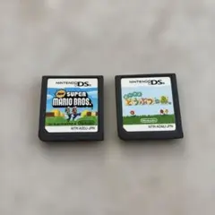 DS カセット セット ニュースーパーマリオブラザーズ、おいでよどうぶつの森