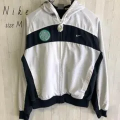 ナイキ　NIKE　スウッシュ　刺繍ロゴ　ナイロンジャケット　M Nike　古着