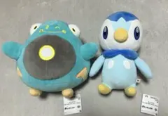 ぬいぐるみ（ハラバリー×ポッチャマ）　ポケモン　ポケットモンスター