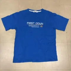 FIRST DOWN Tシャツ ブルーのサムネイル