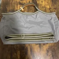 アニエスベーagnis b. グレー ボストンバッグ