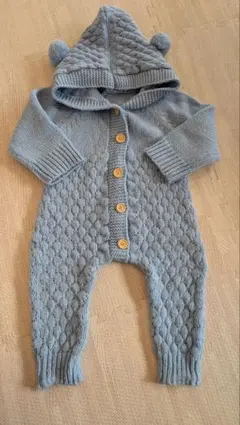 くまさん ニットロンパース 韓国子ども服