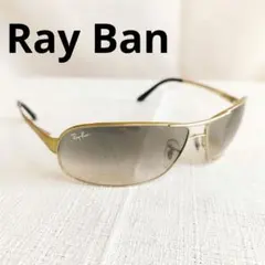 Ray Ban　サングラス　RB3343　メタルフレーム　シルバー　イタリア製