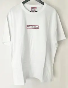 have a good time ボックスロゴ Tシャツ ホワイト XL